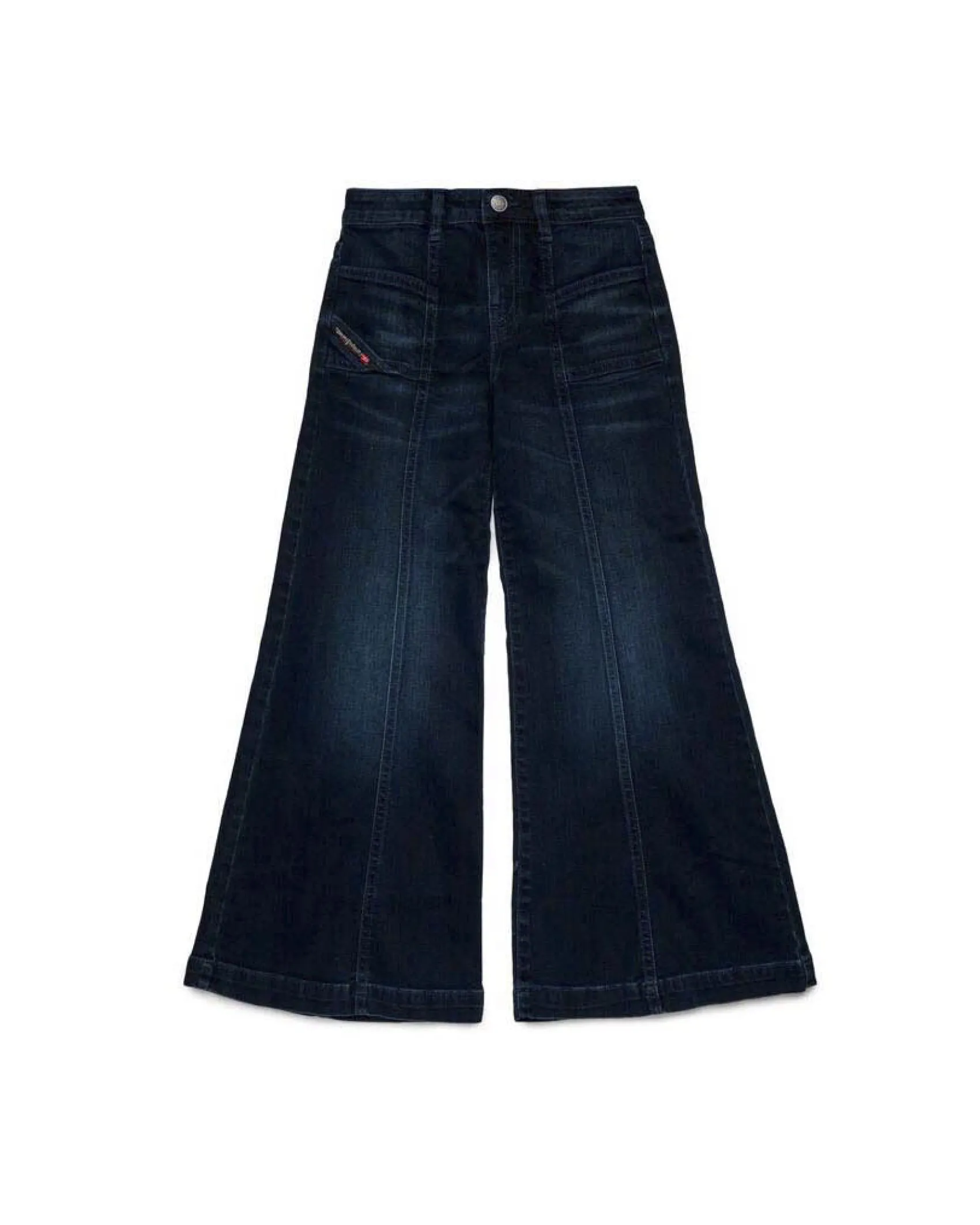 Jeans Diesel super flare lavaggio blu stone washed