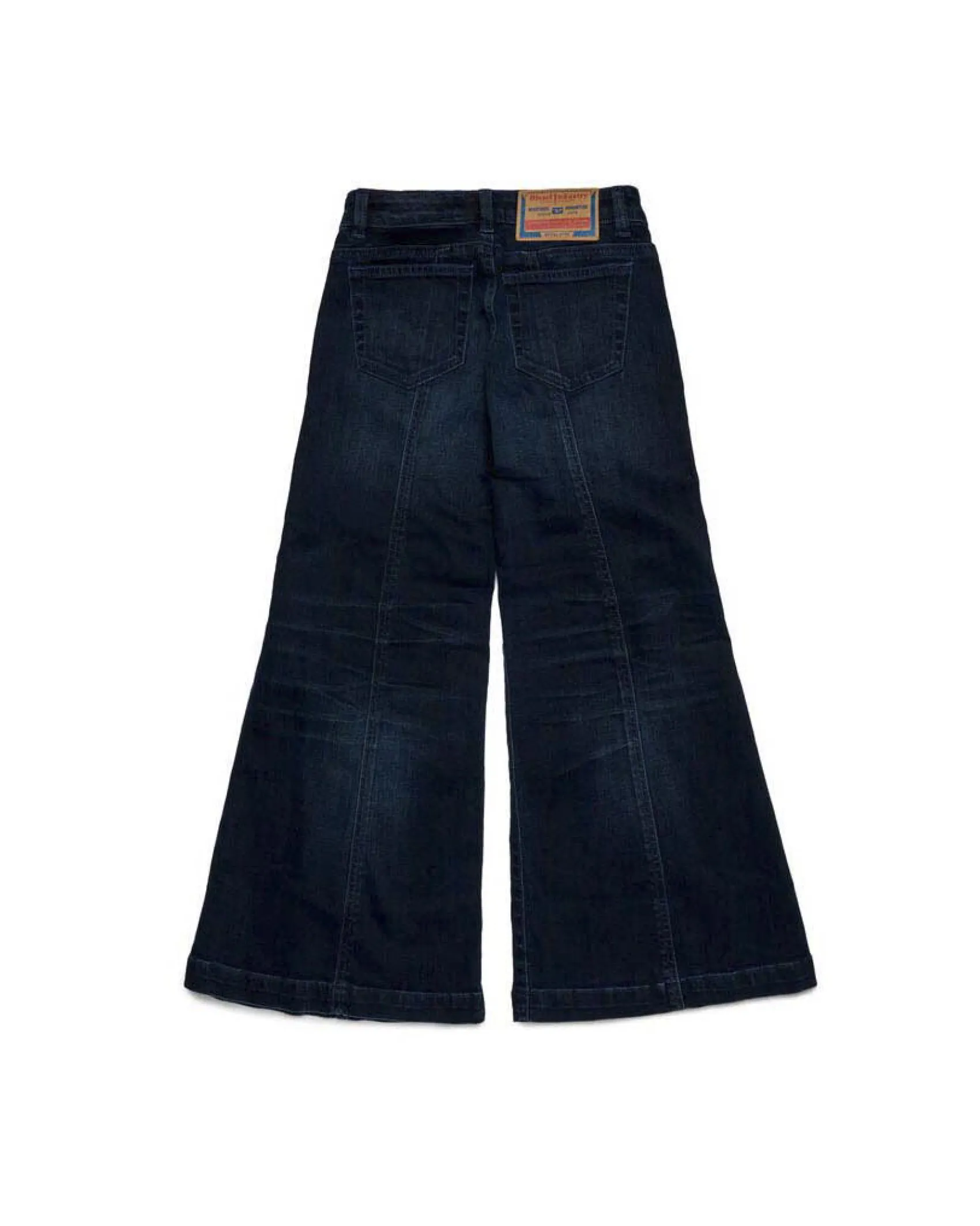 Jeans Diesel super flare lavaggio blu stone washed