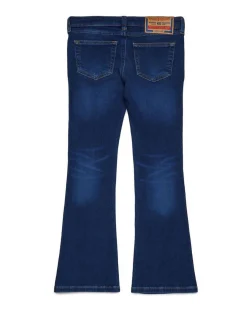 Jeans flare Diesel lavaggio blu stone washed