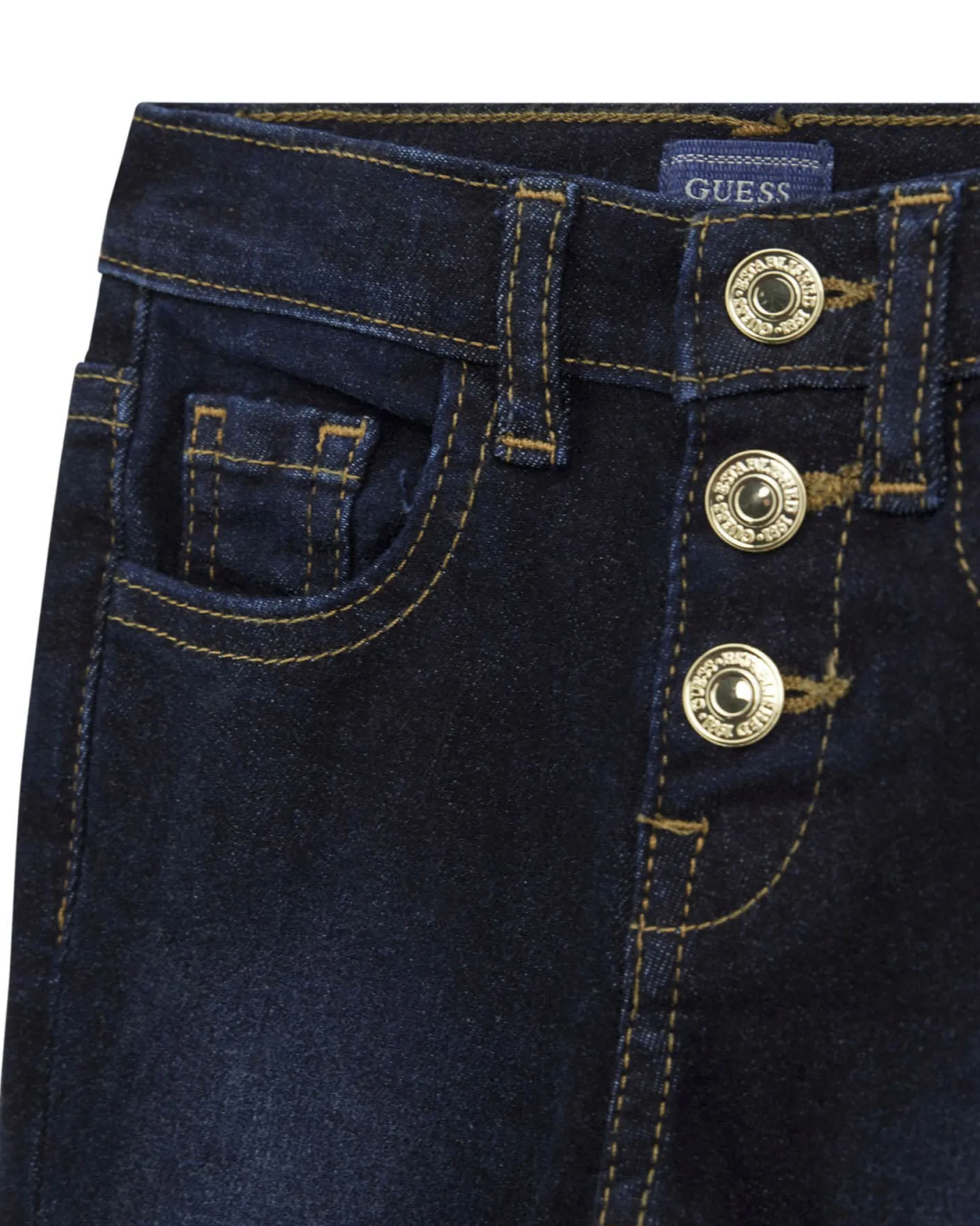 Jeans flare Guess lavaggio scuro stone washed