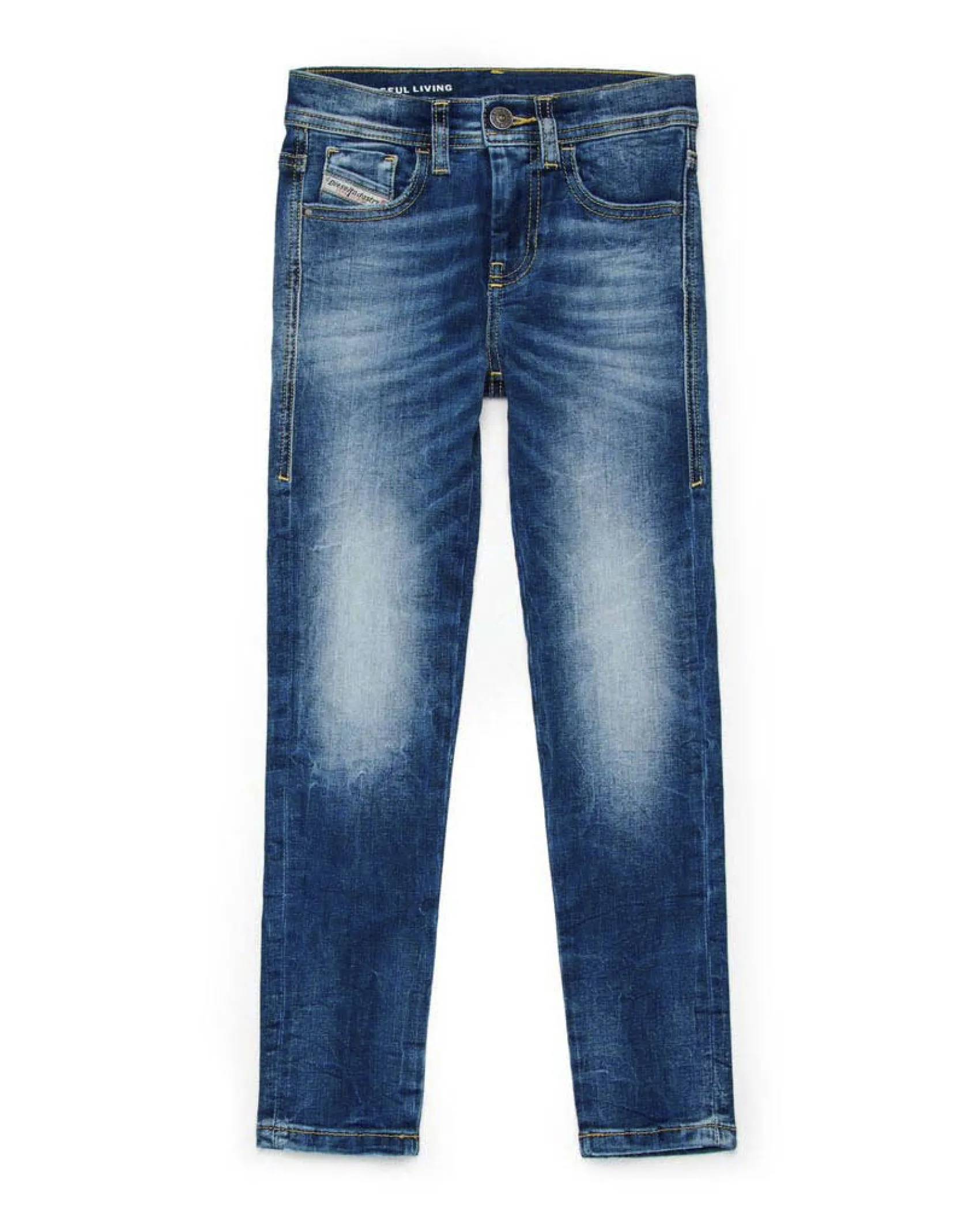 Jeans 2010-J Diesel lavaggio medio stone washed slim-fit