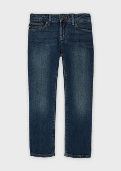 Jeans J06 Emporio Armani Junior lavaggio medio stone washed