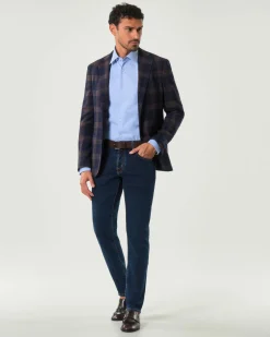 Jeans Jacob Cohen Nick slim-fit in cotone stretch lavaggio blu scuro
