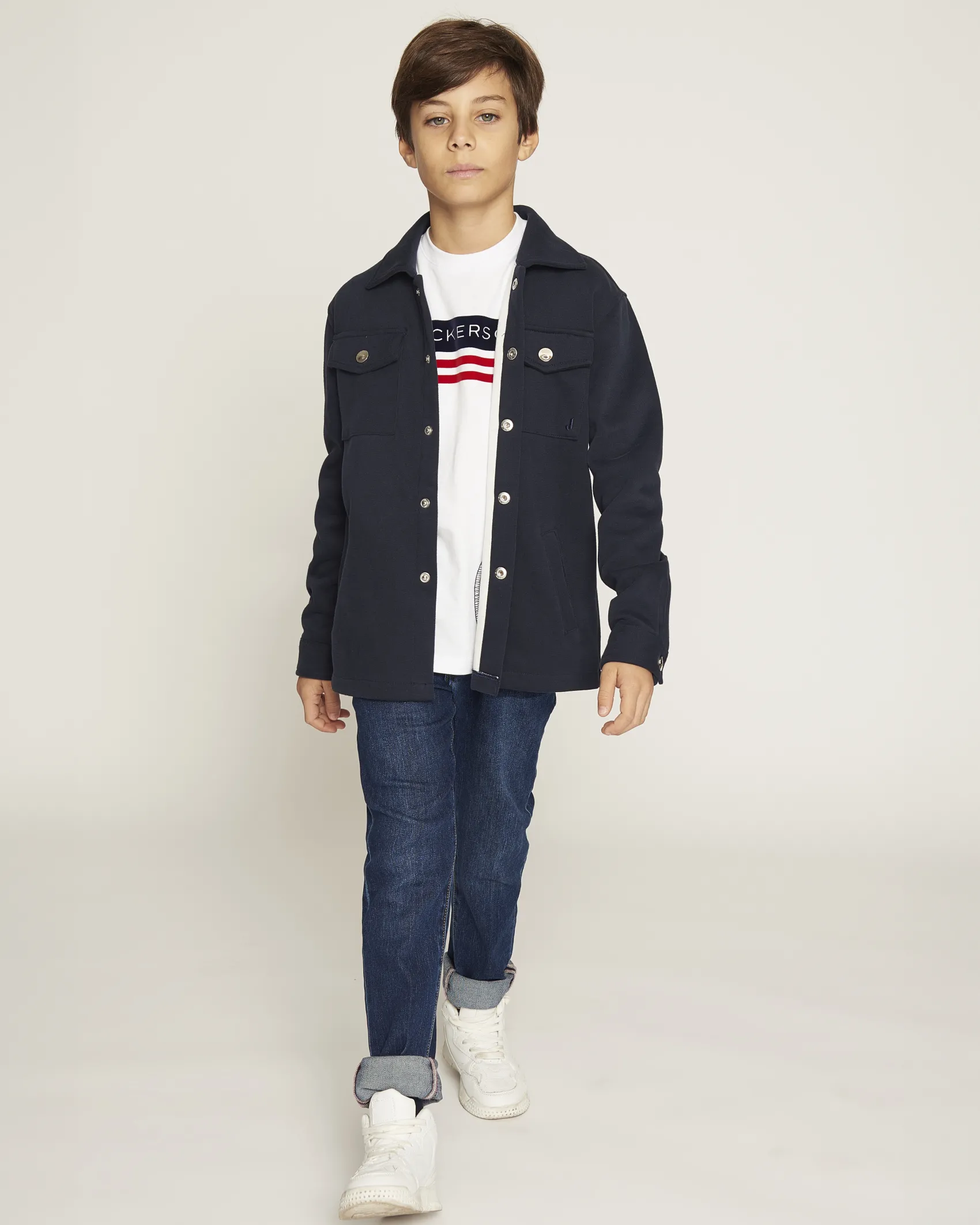 Jeans Jeckerson slim in misto cotone stretch a lavaggio scuro