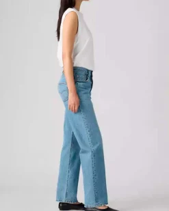 Jeans Levi's® 501 in cotone blu super stone washed a vita media