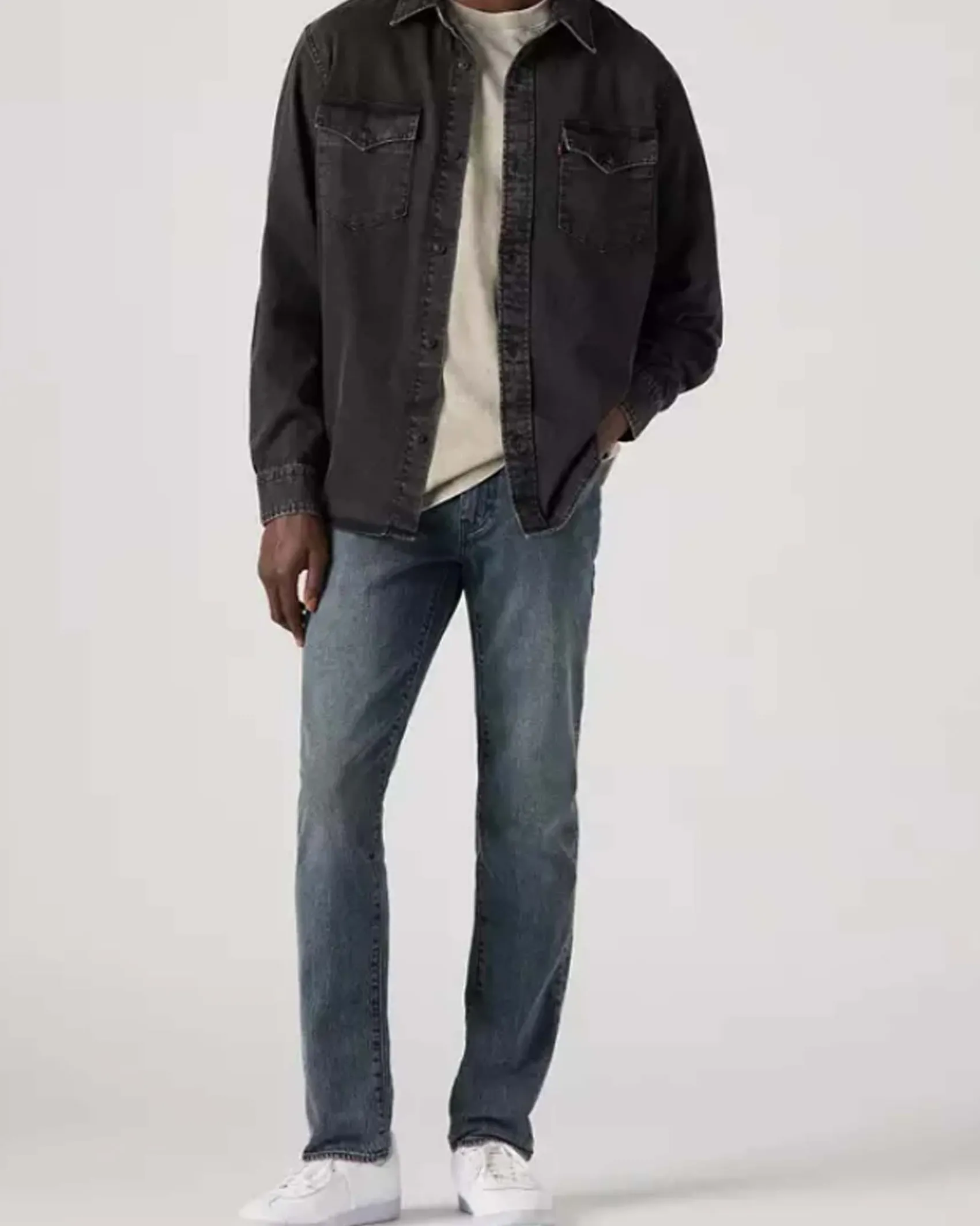 Jeans Levi's 511 slim lavaggio blublack stone washed