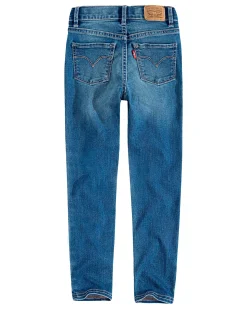 Jeans Levi's 710 vestibilità a vita regolare e gamba skinny lavaggio medio stone washed