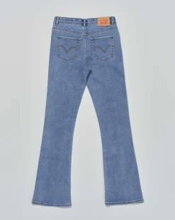 Jeans Levi's flare a lavaggio medio stone washed