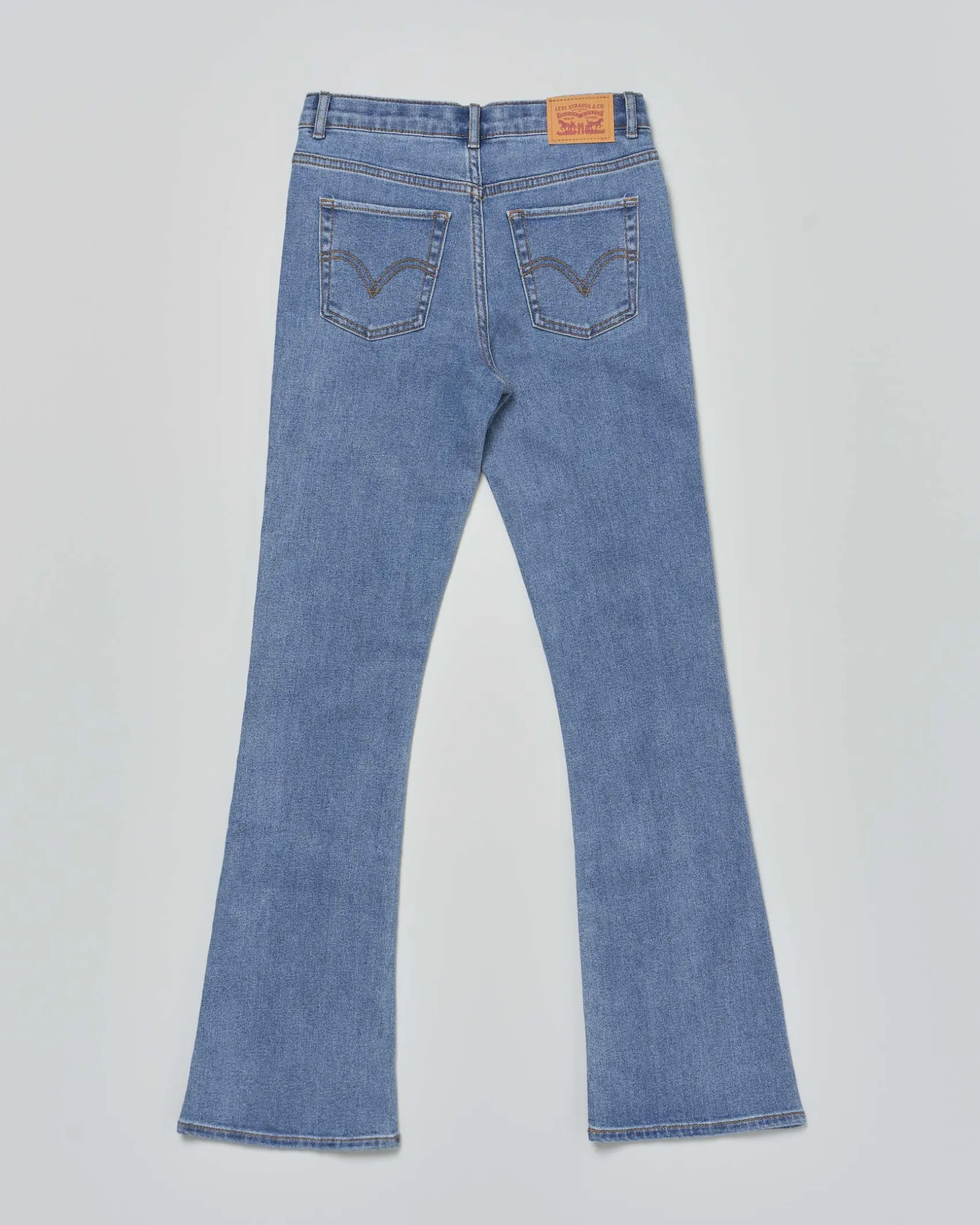 Jeans Levi's flare a lavaggio medio stone washed