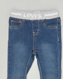 Jeans Levi's in misto cotone stretch con elastico grigio in vita porta logo