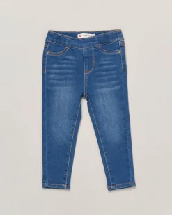 Jeans Levi's jeggins lavaggio stone washed in cotone stretch