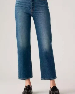 Jeans Levi's® Ribcage blu stone washed in cotone stretch