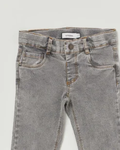 Jeans Lil'Atelier slim grigio in cotone stretch