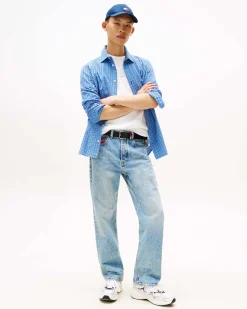 Jeans Otis Tommy Jeans regular-fit in puro cotone lavaggio chiaro super stone washed