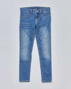 Jeans Polo Ralph Lauren in cotone stretch lavaggio medio stone washed