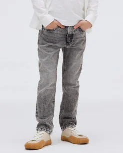 Jeans regular fit Calvin Klein grigio super stone washed