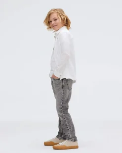 Jeans regular fit Calvin Klein grigio super stone washed