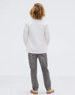 Jeans regular fit Calvin Klein grigio super stone washed