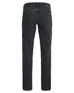 Jeans regular fit Jack & Jones nero in puro cotone