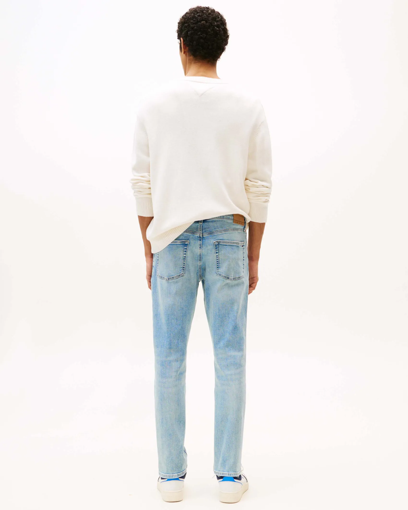 Jeans Scanton Tommy Jeans slim-fit in cotone stretch lavaggio chiaro bleach washed