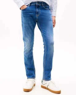Jeans Scanton Tommy Jeans slim-fit in cotone stretch lavaggio medio stone washed