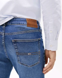 Jeans Scanton Tommy Jeans slim-fit in cotone stretch lavaggio medio stone washed