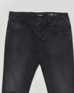 Jeans skinny Antony Morato nero con baffature