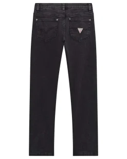 Jeans slim fit in cotone stretch nero