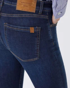 Jeans ultra slim blu mirato Weekend Max Mara in cotone stretch