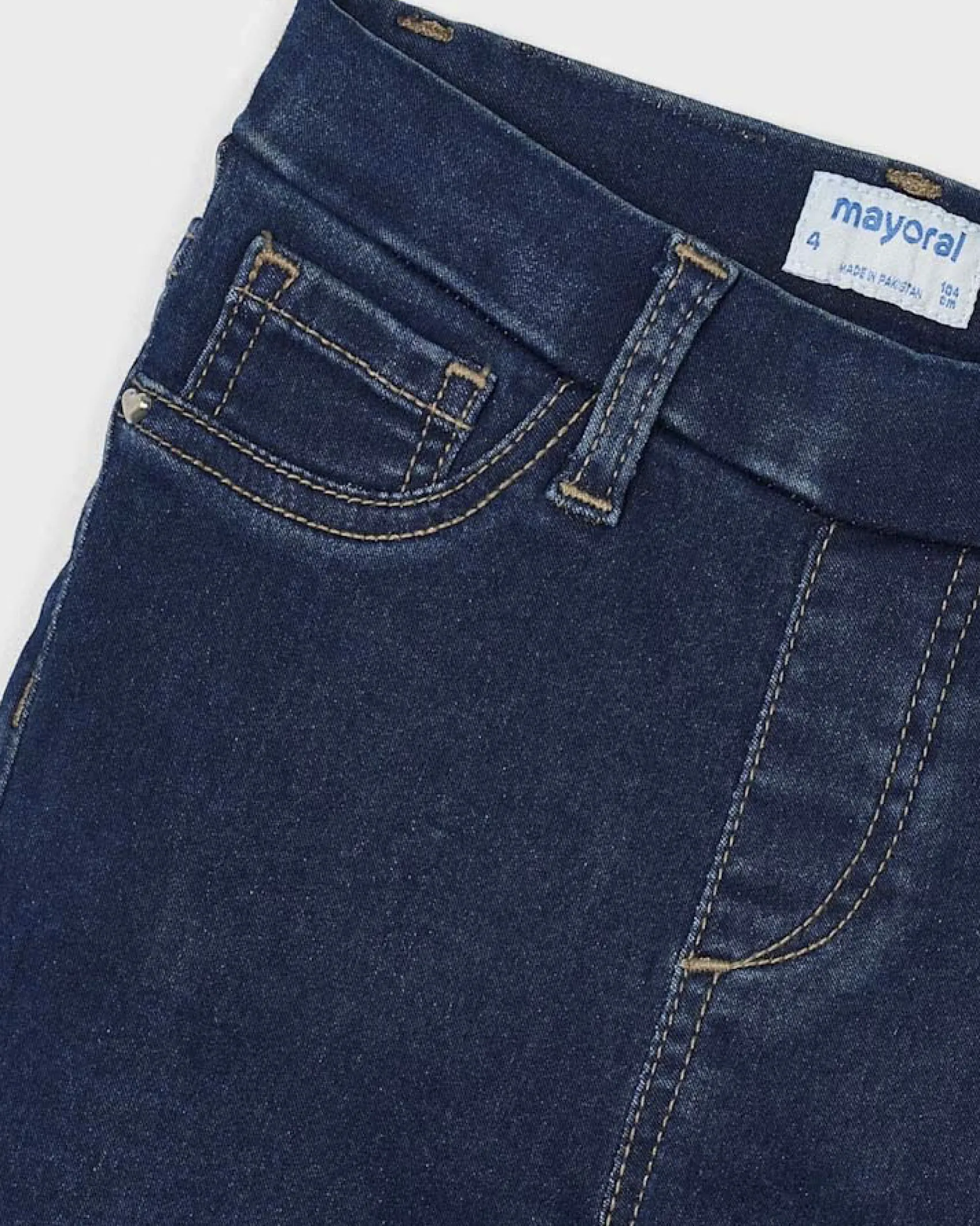 Jeggins Mayoral blu scuro in cotone stretch