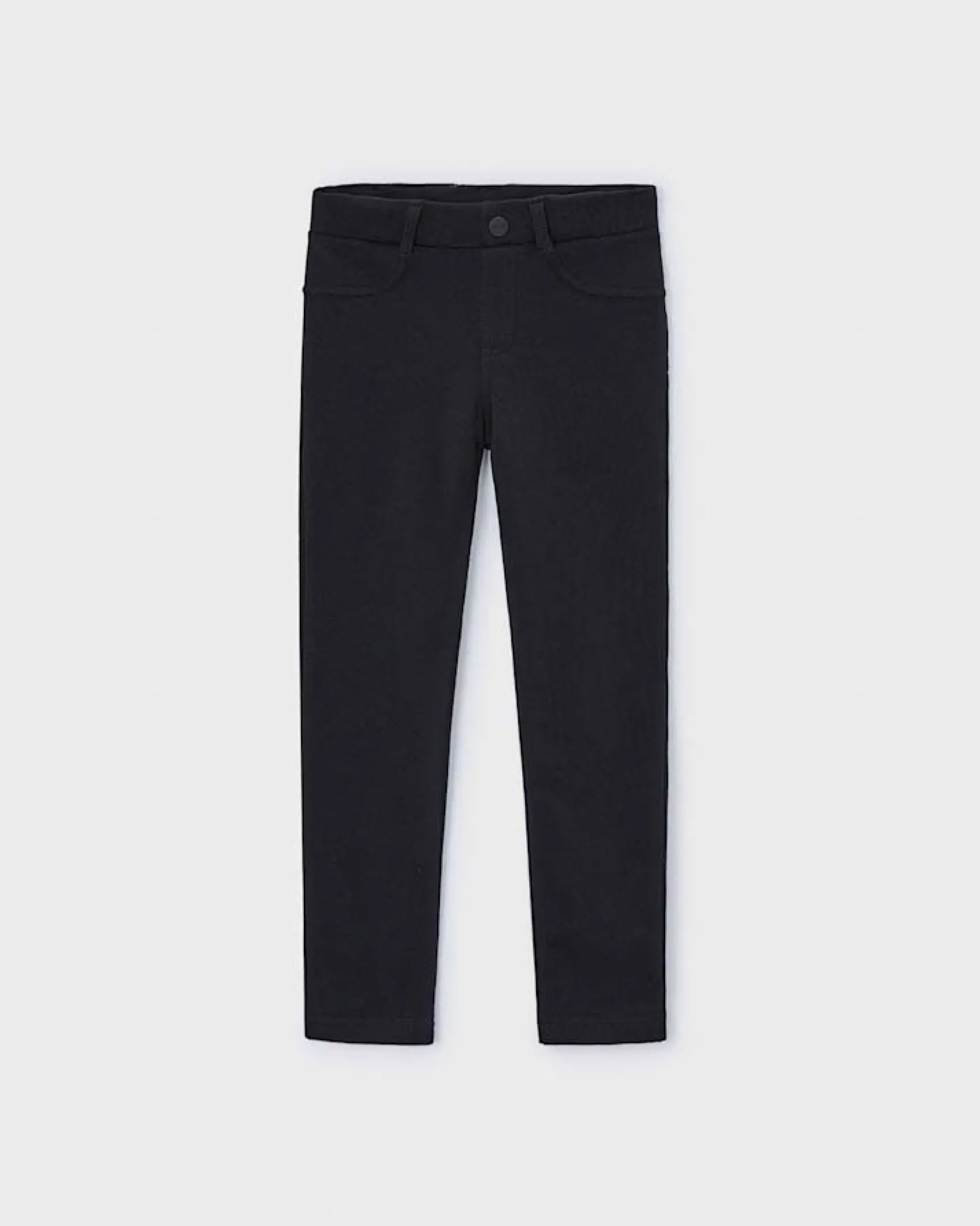 Jeggins Mayoral nero in cotone stretch