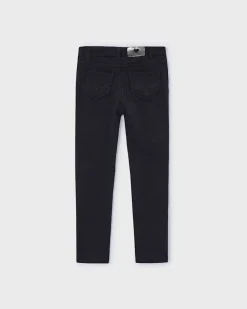 Jeggins Mayoral nero in cotone stretch