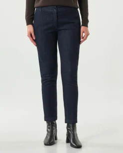 Jens blu tramato Hlo! dalla linea slim in cotone stretch