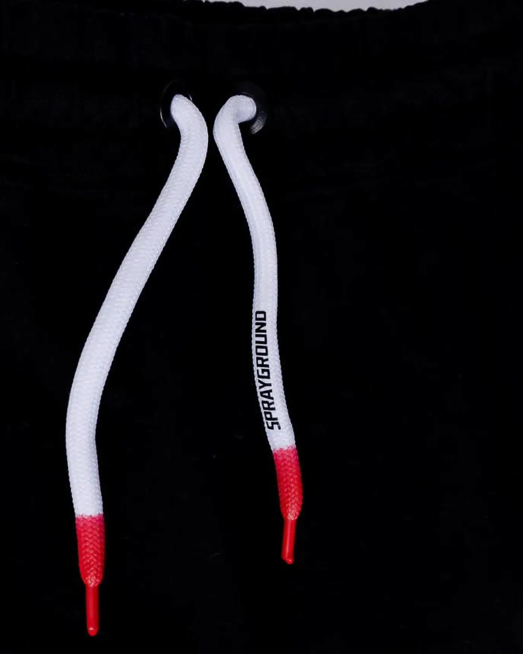Jogger in felpa di cotone neri con coulisse e stampa logo bianca