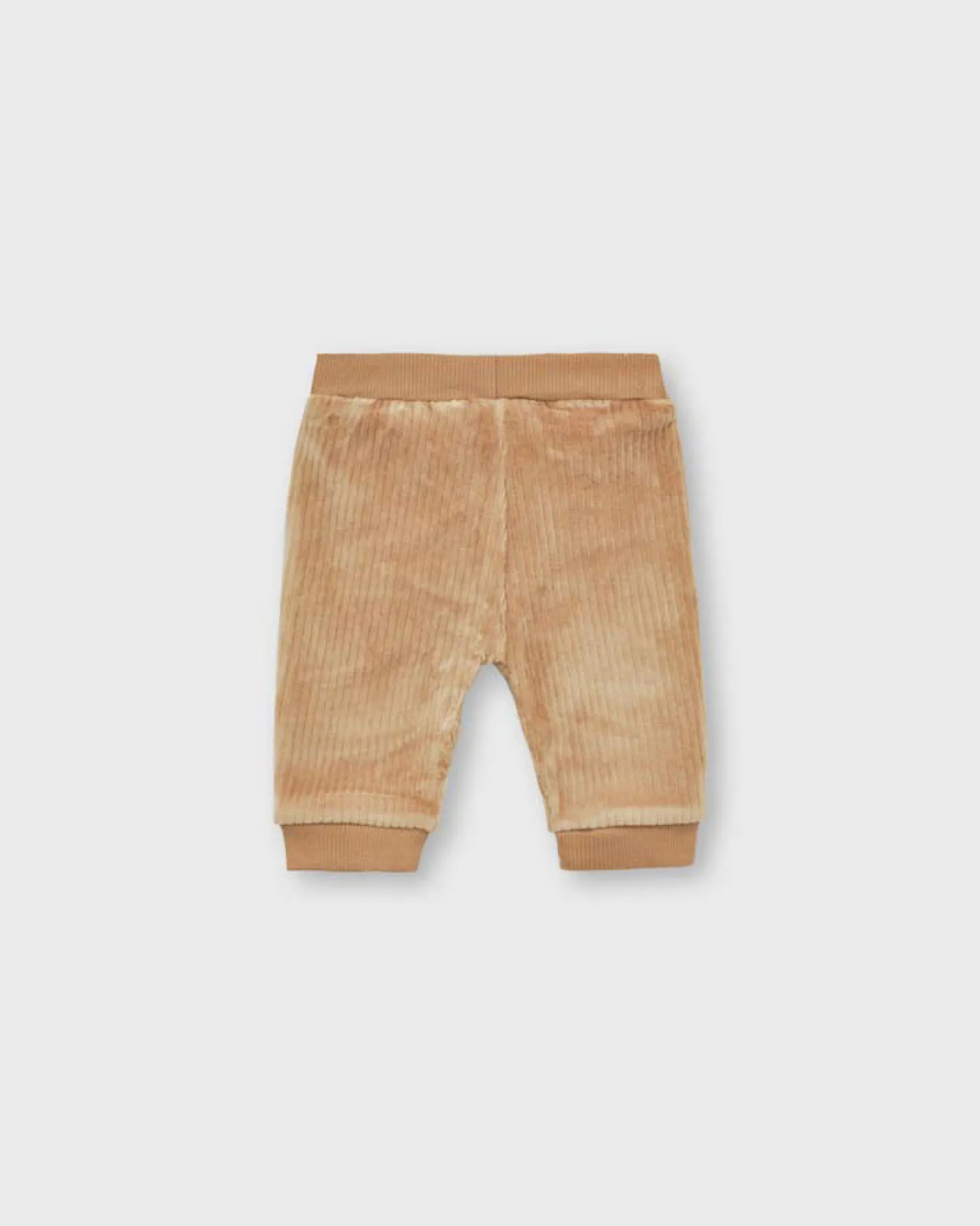 Jogger Mayoral color caramello in velluto a costine