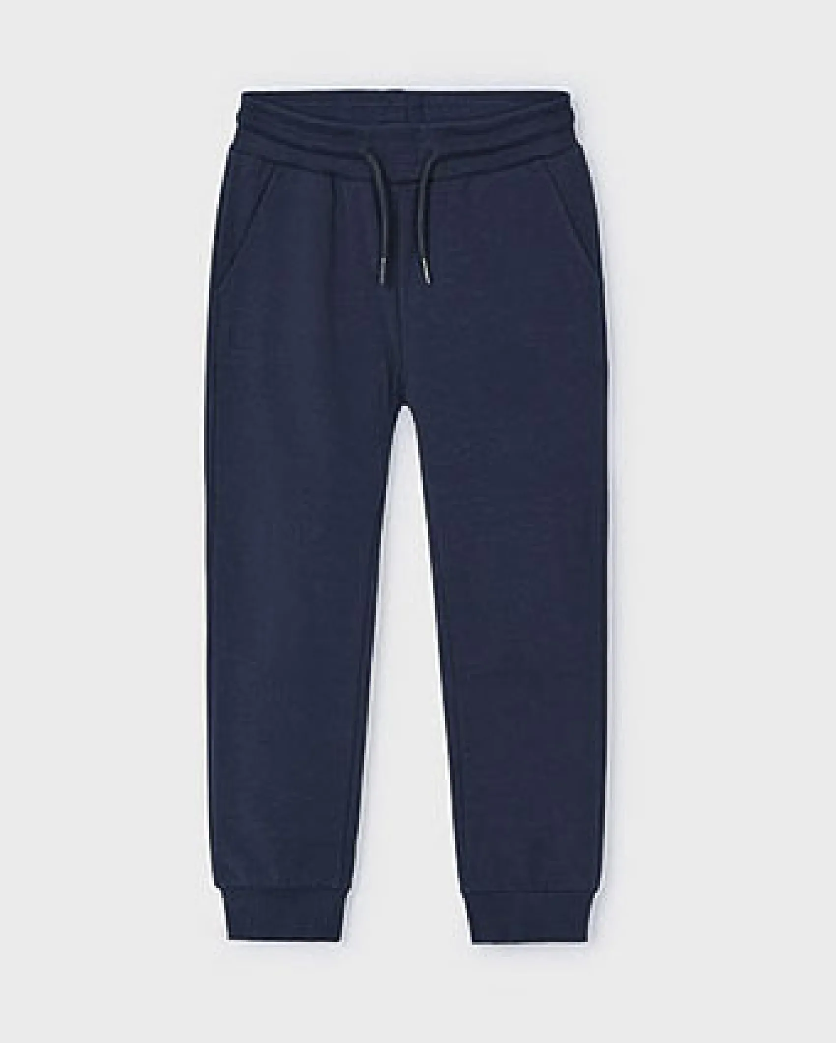 Jogger Mayoral in felpa di cotone blu con coulisse