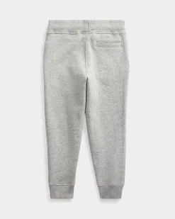 Jogger Polo Ralph Lauren in felpa di cotone grigio con coulisse