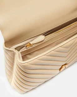 Lady Bag in pelle nera Pinko a motivo chevron e manico a mano e fibbia Love Birds dorata