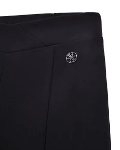 Leggins flare Guess nero in misto viscosa stretch