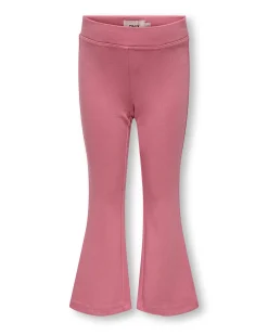 Leggins flare Kids Only color malva in misto viscosa