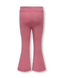 Leggins flare Kids Only color malva in misto viscosa