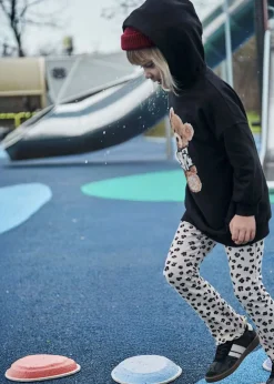 Leggins flare Mayoral color avorio maculato con punto ballerina