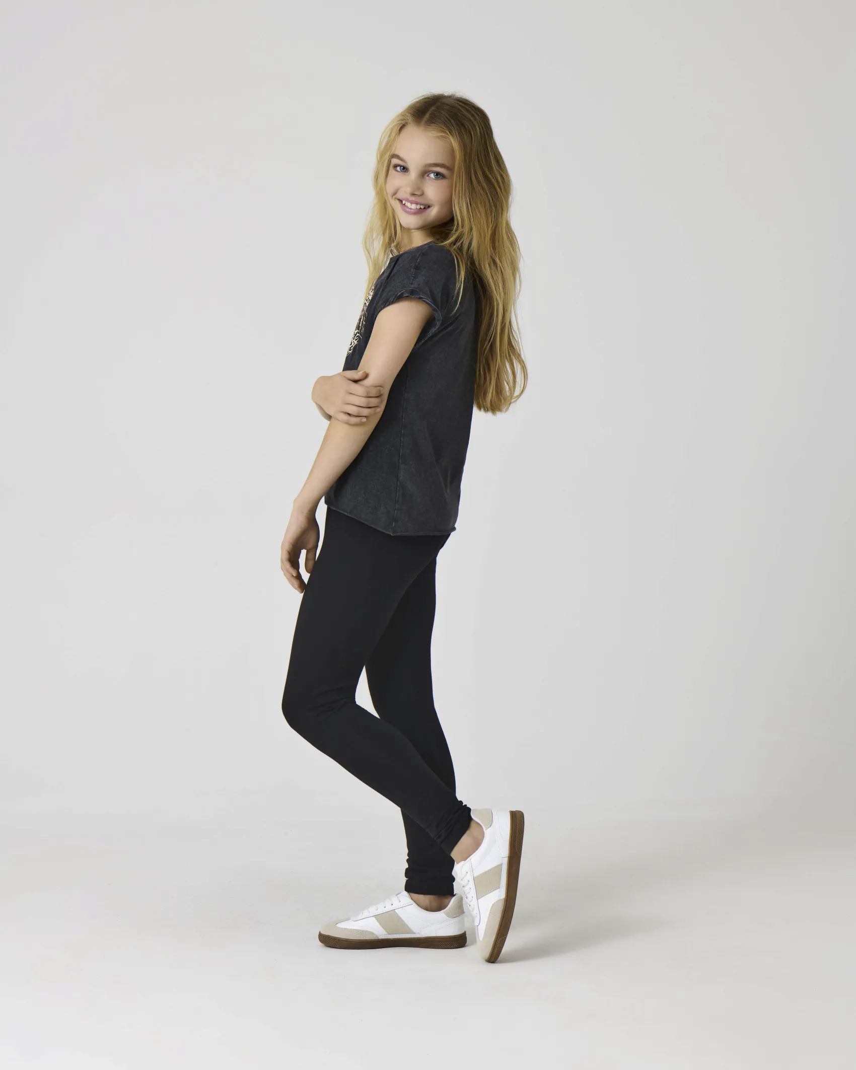 Leggins Kids Only nero in cotone stretch