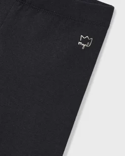 Leggins Maoyral nero in cotone stretch
