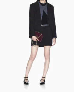 Maglia Armani Exchange nera in misto viscosa