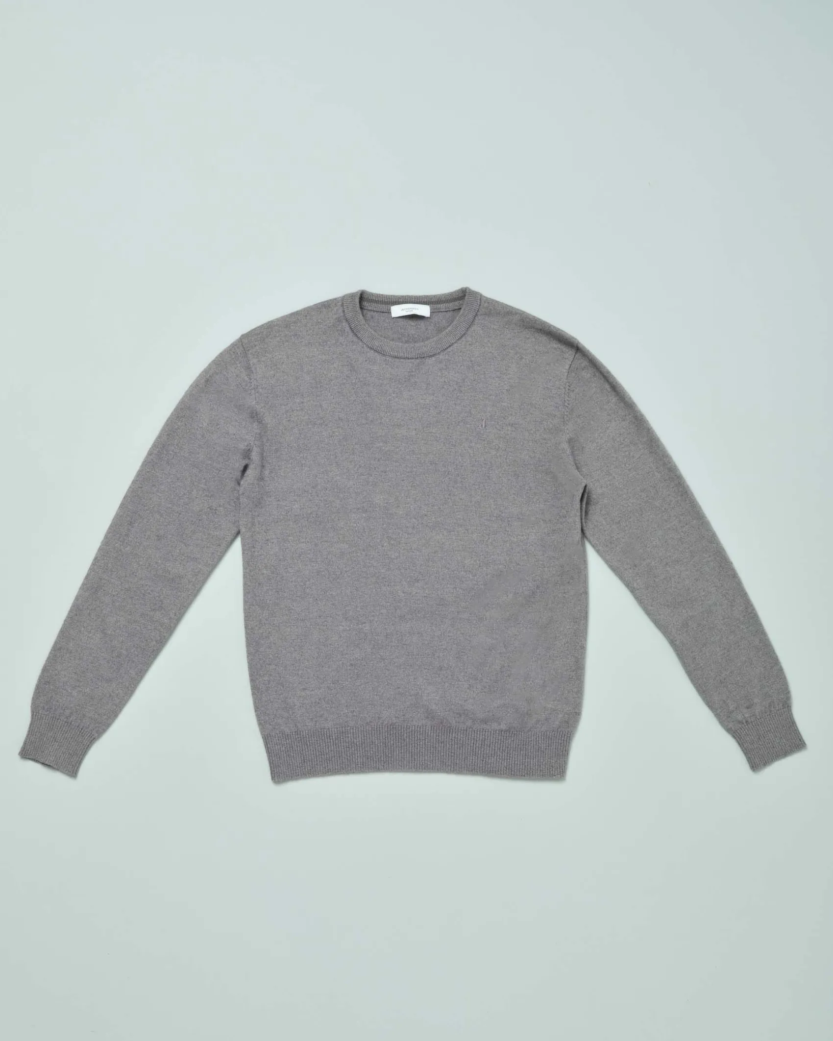 Maglia Jeckerson grigia girocollo in misto lana e cotone