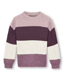 Maglioncino Kids Only color block sui toni del rosa