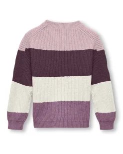 Maglioncino Kids Only color block sui toni del rosa