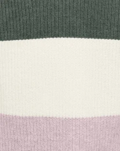 Maglioncino Kids Only color block verde e rosa costine