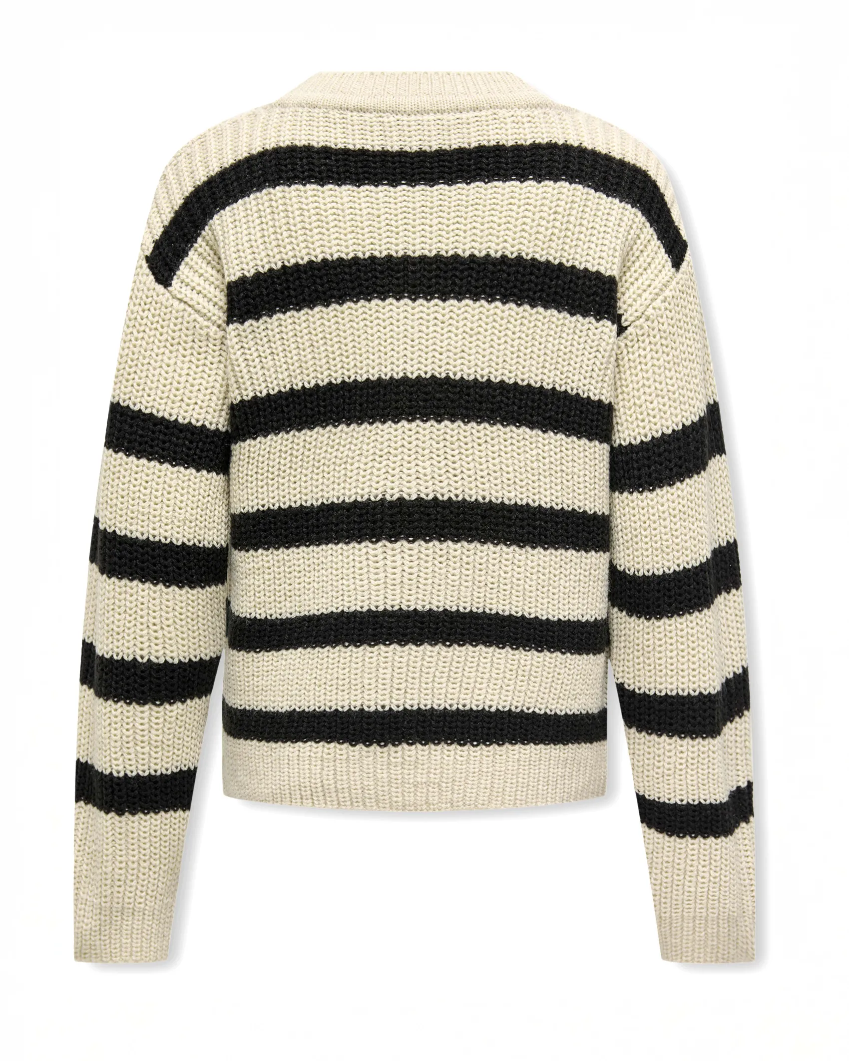 Maglioncino Kids Only tricot a righe avorio e blu